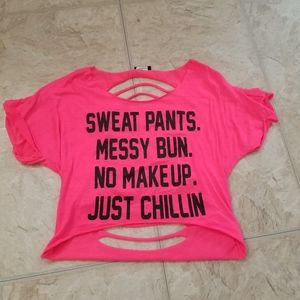 Fluorescent summer crop top